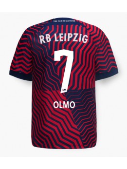 Billige RB Leipzig Dani Olmo #7 Bortedrakt 2023-24 Kortermet